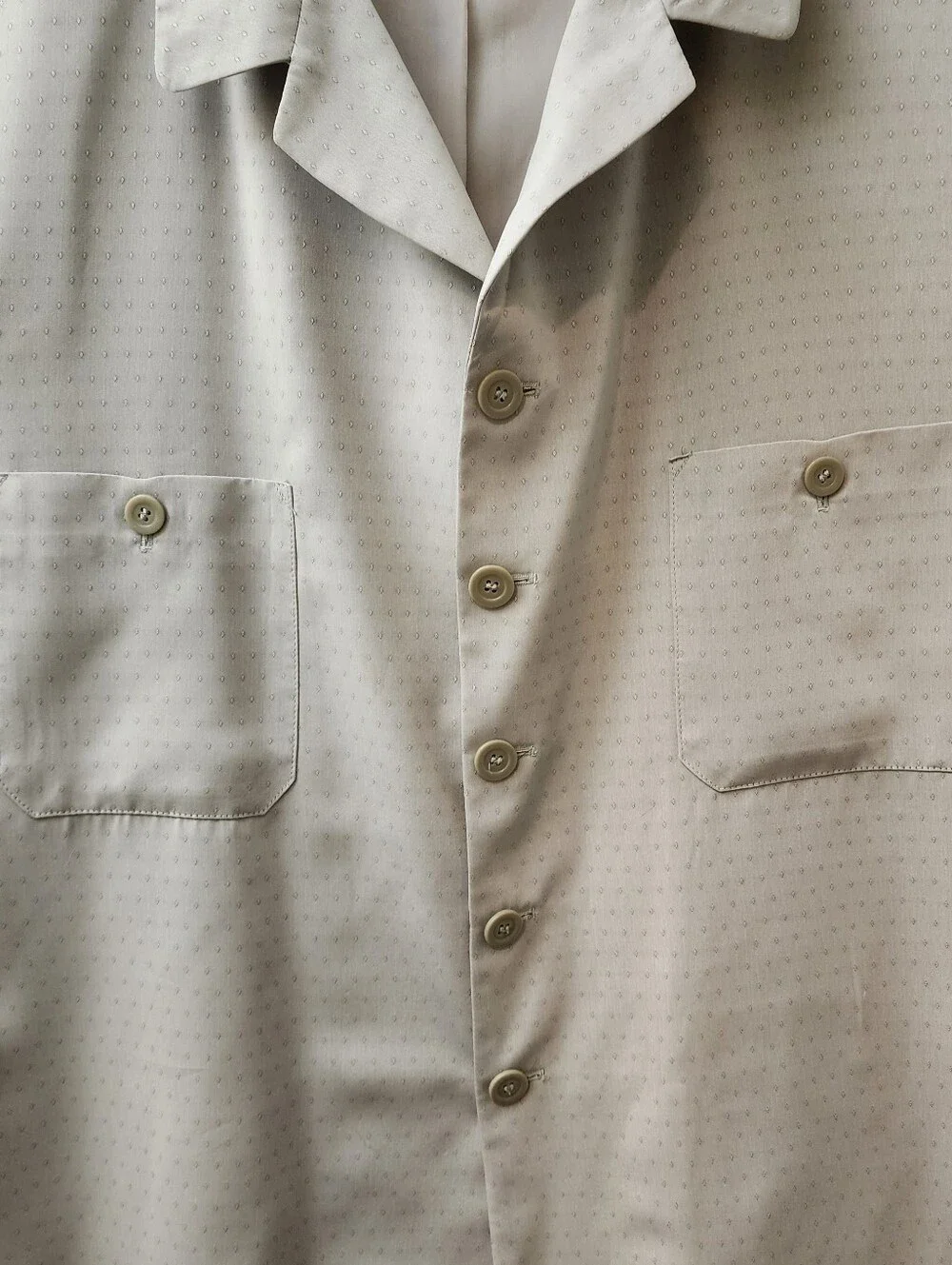 Vtg Franco Vessi Men’s Shirt Jacket 2X Franco Polyester Microfiber Shacket 90s